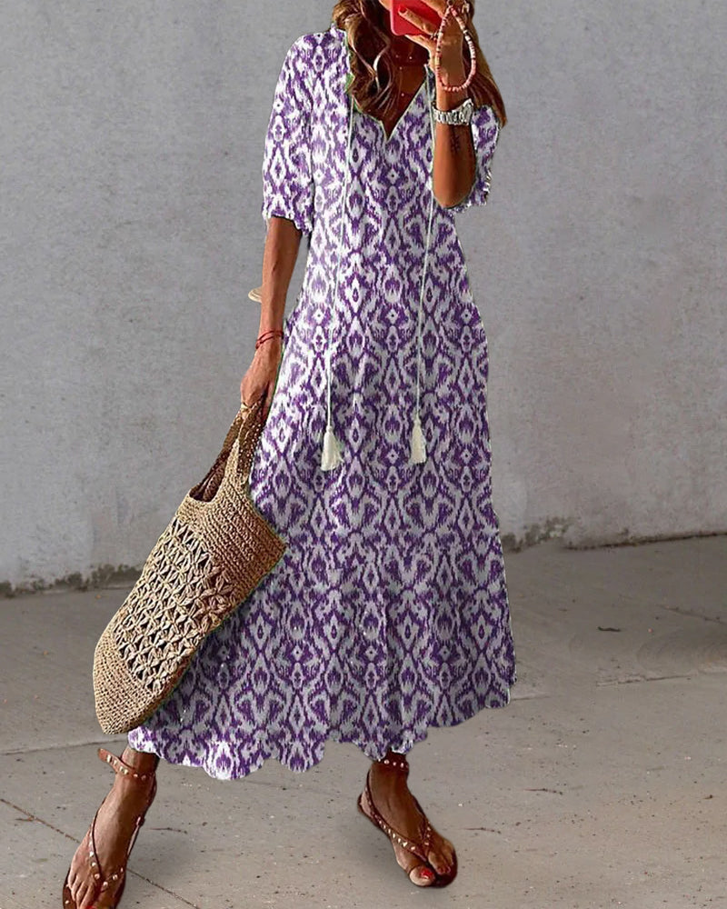 Amélia | Robe Longue Élégante Et Fluide