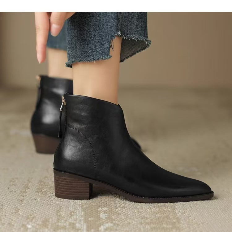 Bottines Britaniques à Talon Moyen - Piedis LTD Bottines Britaniques à Talon Moyen 0 Piedis LTD Velours Noir Plus / 35 Piedis LTD 0