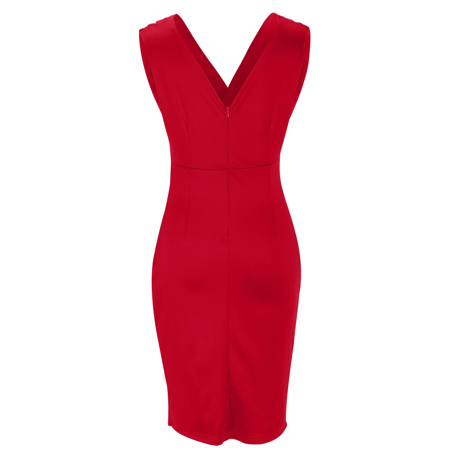 Robe Isa Jolie à col en V et fente