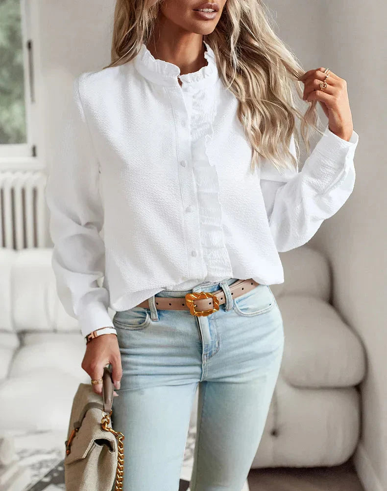Crissa | Blouse Élégante En Tissu Fluide Et Coupe Féminine