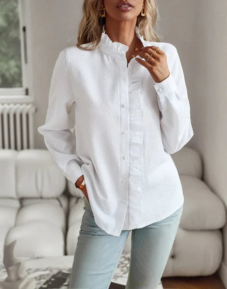 Crissa | Blouse Élégante En Tissu Fluide Et Coupe Féminine