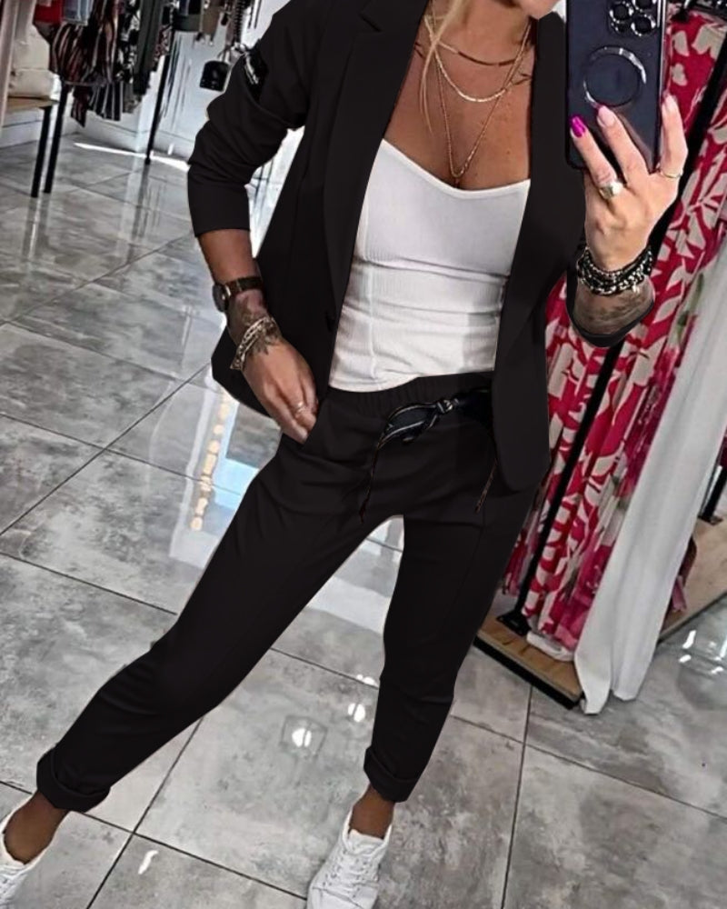 Malou | Ensemble Top, Veste Et Pantalon