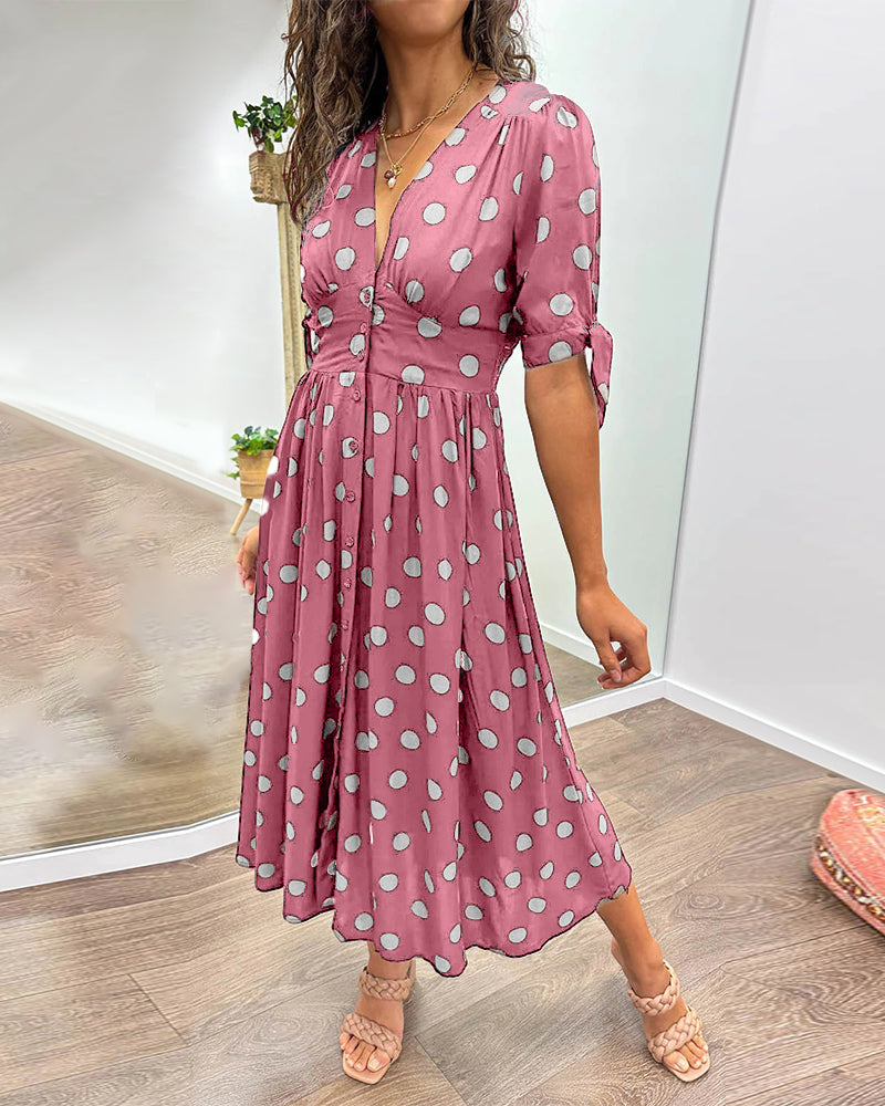Mariz | Robe À Pois Élégante Et Féminine