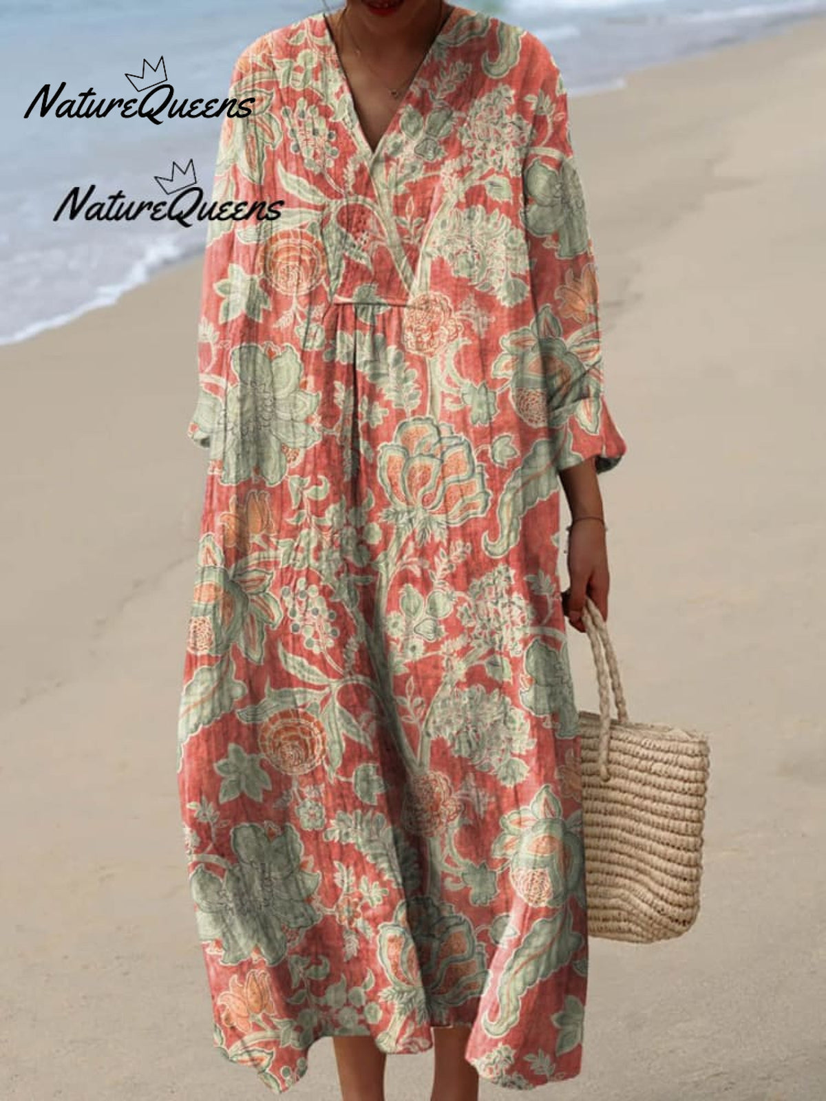 Remilyn | Pantalon Vintage En Coton À Motif Fleuri