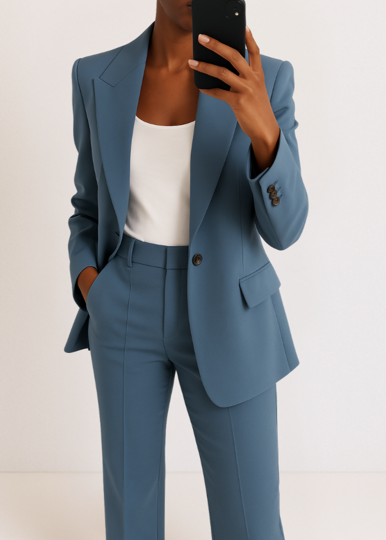 Céleste | Ensemble Pantalon Moderne Et Élégant