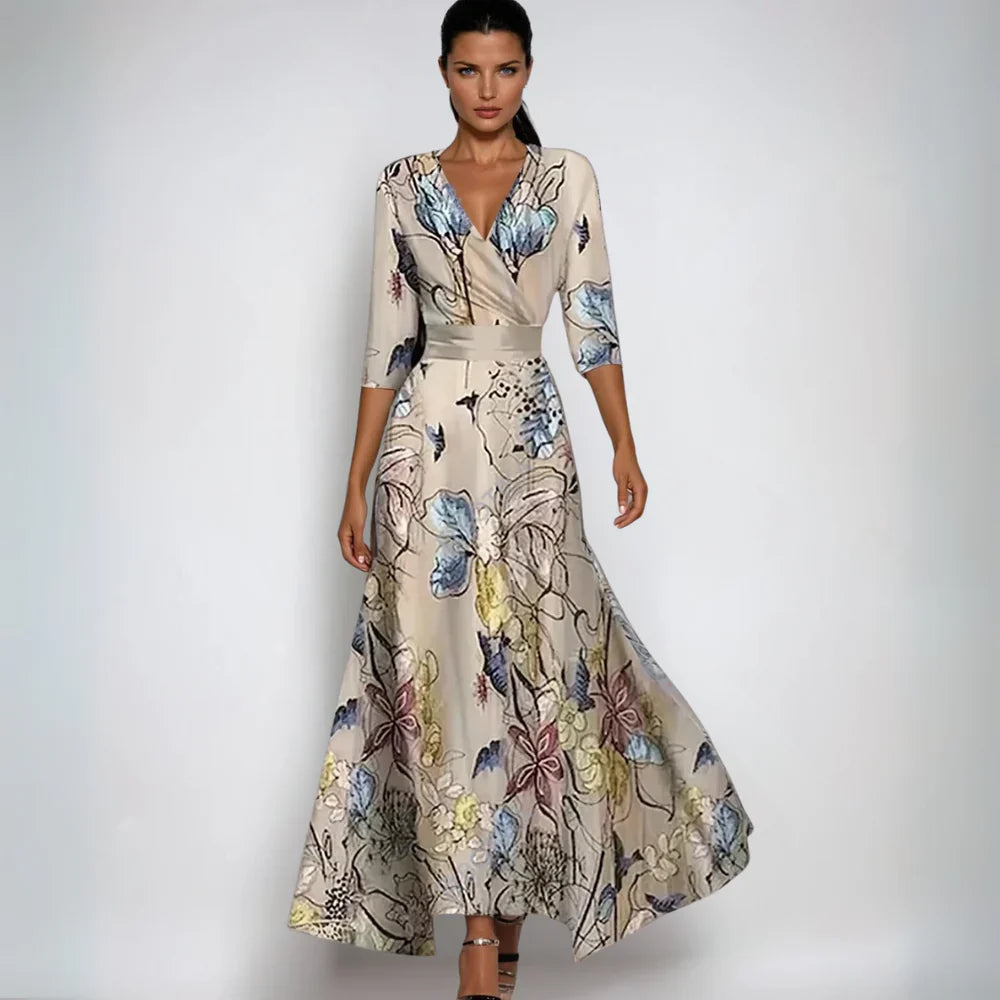 Lilian | Robe Fleurie Élégante