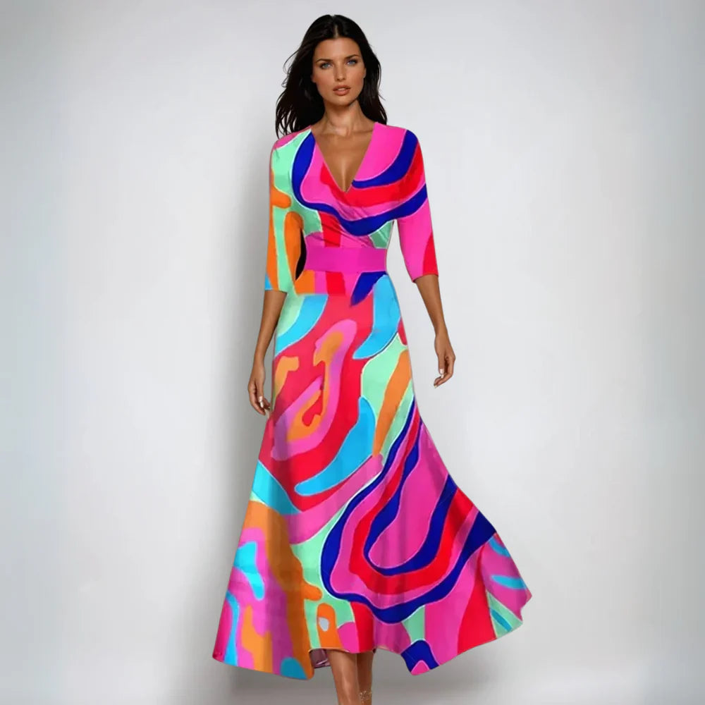 Lilian | Robe Fleurie Élégante