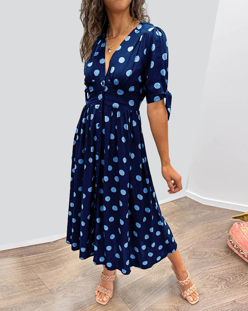 Mariz | Robe À Pois Élégante Et Féminine