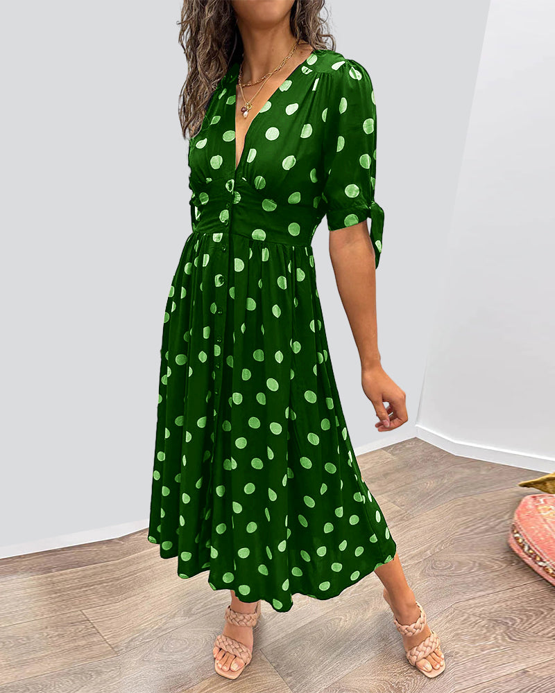 Mariz | Robe À Pois Élégante Et Féminine