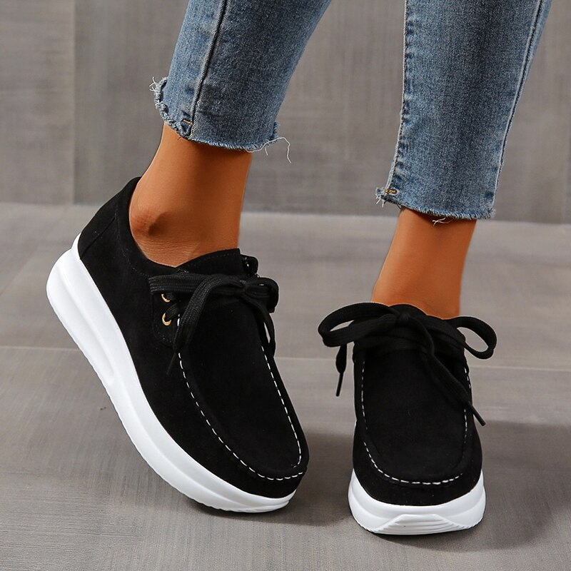 Pauline | Chaussures Orthopédiques Élégantes En Daim