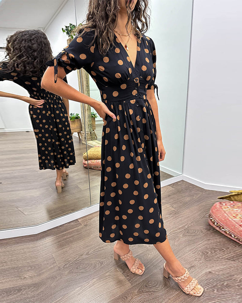 Mariz | Robe À Pois Élégante Et Féminine