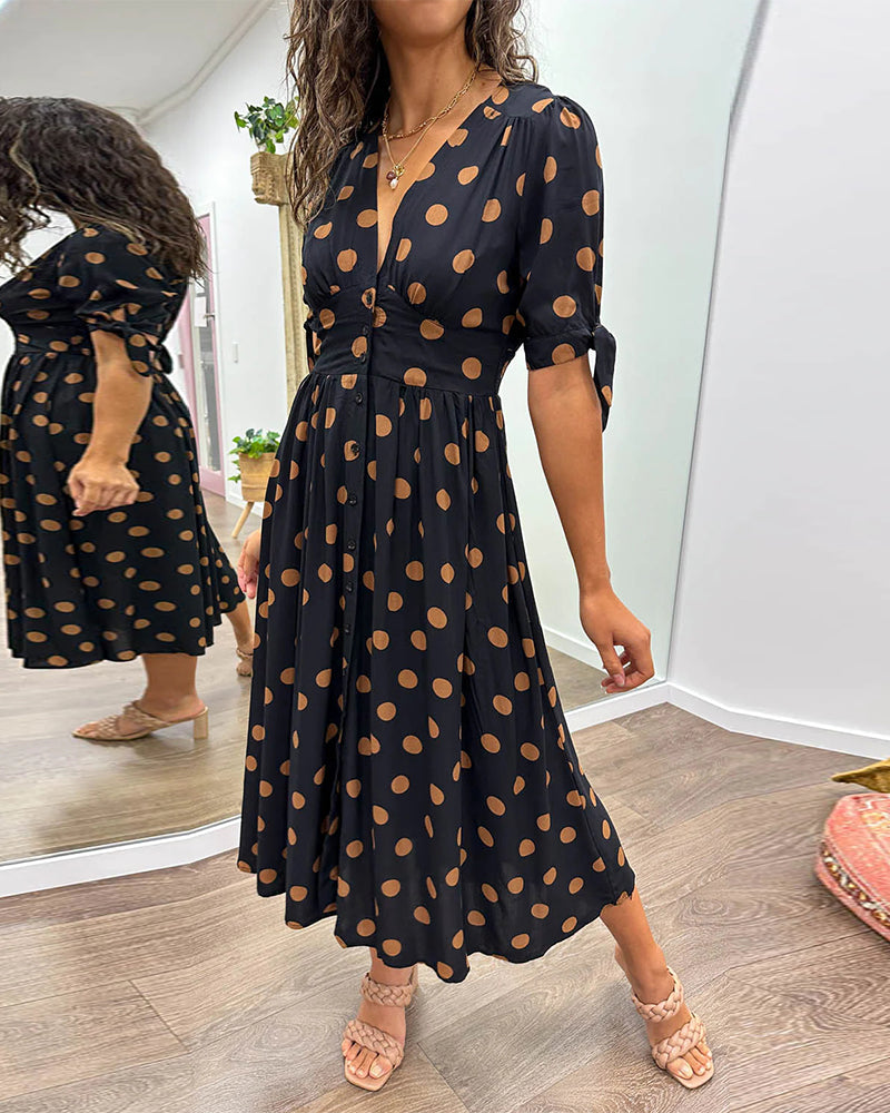 Mariz | Robe À Pois Élégante Et Féminine