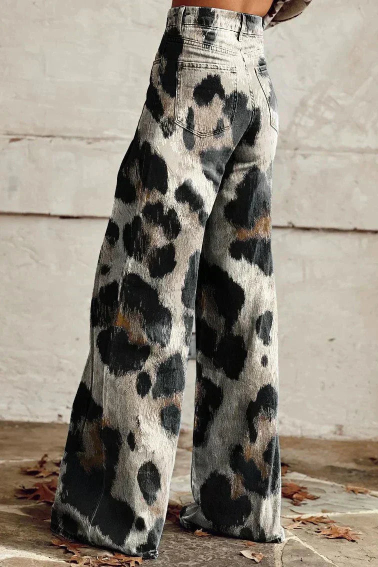Bea | Jean À Imprimé Léopard Pour Un Look Audacieux