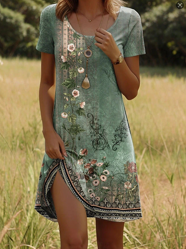 Aada | Robe Légère À Imprimé Bohème Pour L'Été