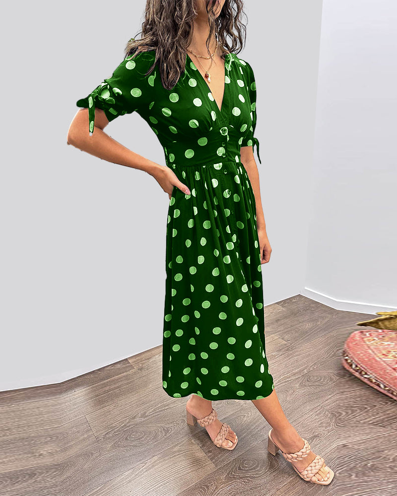 Mariz | Robe À Pois Élégante Et Féminine