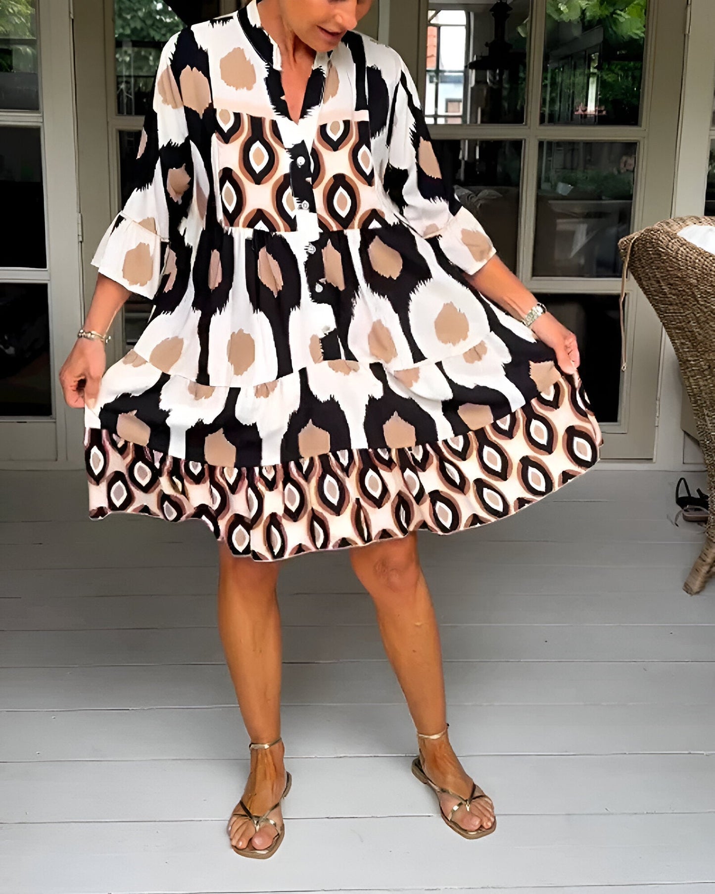 Lavira | Robe Midi Élégante Et Confortable