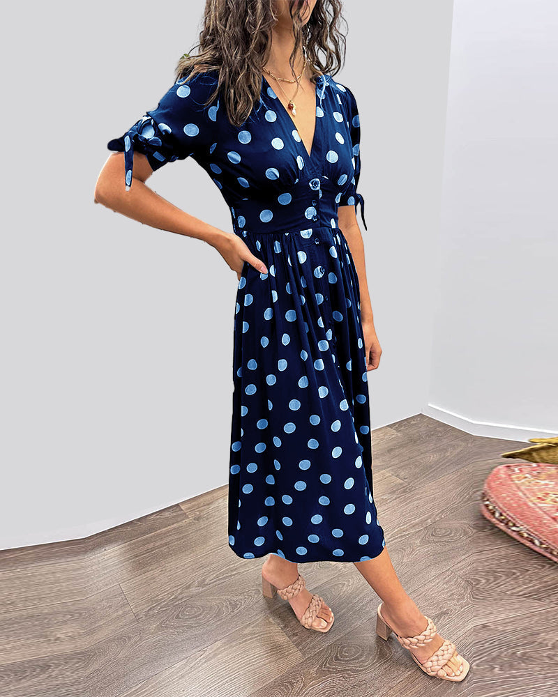 Mariz | Robe À Pois Élégante Et Féminine