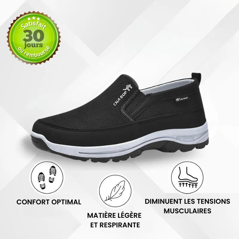 OrthoSport+ - Chaussures de marche à confort orthopédique homme