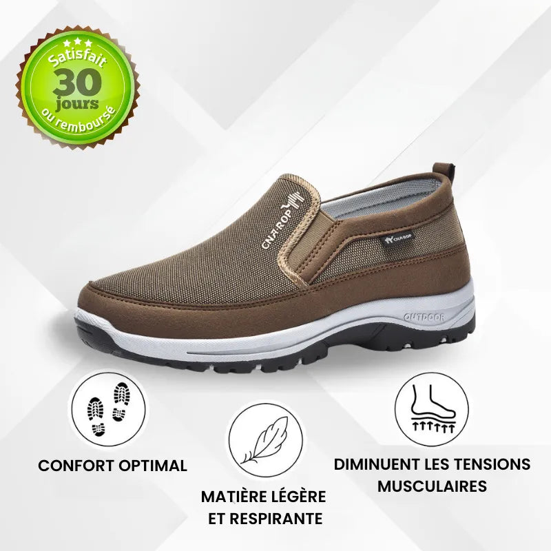 OrthoSport+ - Chaussures de marche à confort orthopédique homme