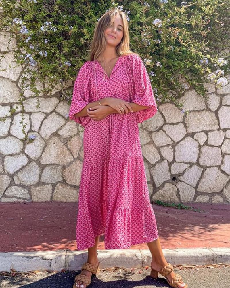 Sandy – Robe Longue Confort Élégant