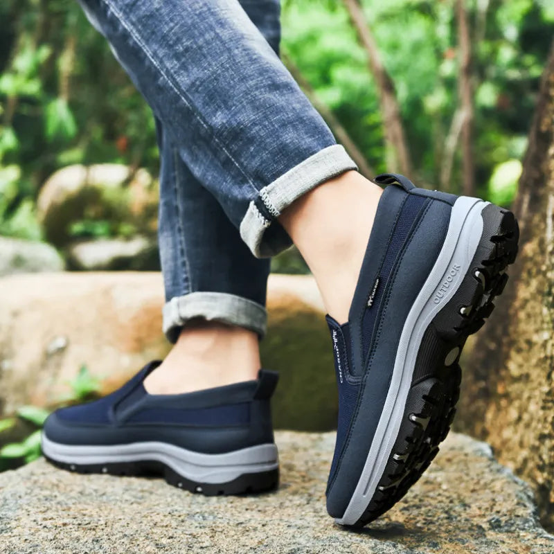 OrthoSport+ - Chaussures de marche à confort orthopédique homme