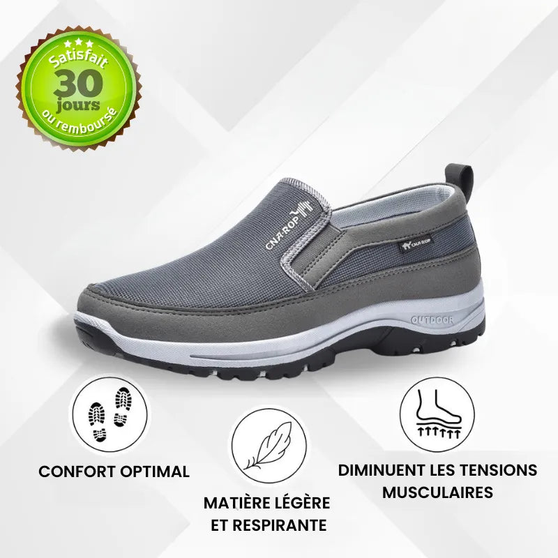 OrthoSport+ - Chaussures de marche à confort orthopédique homme