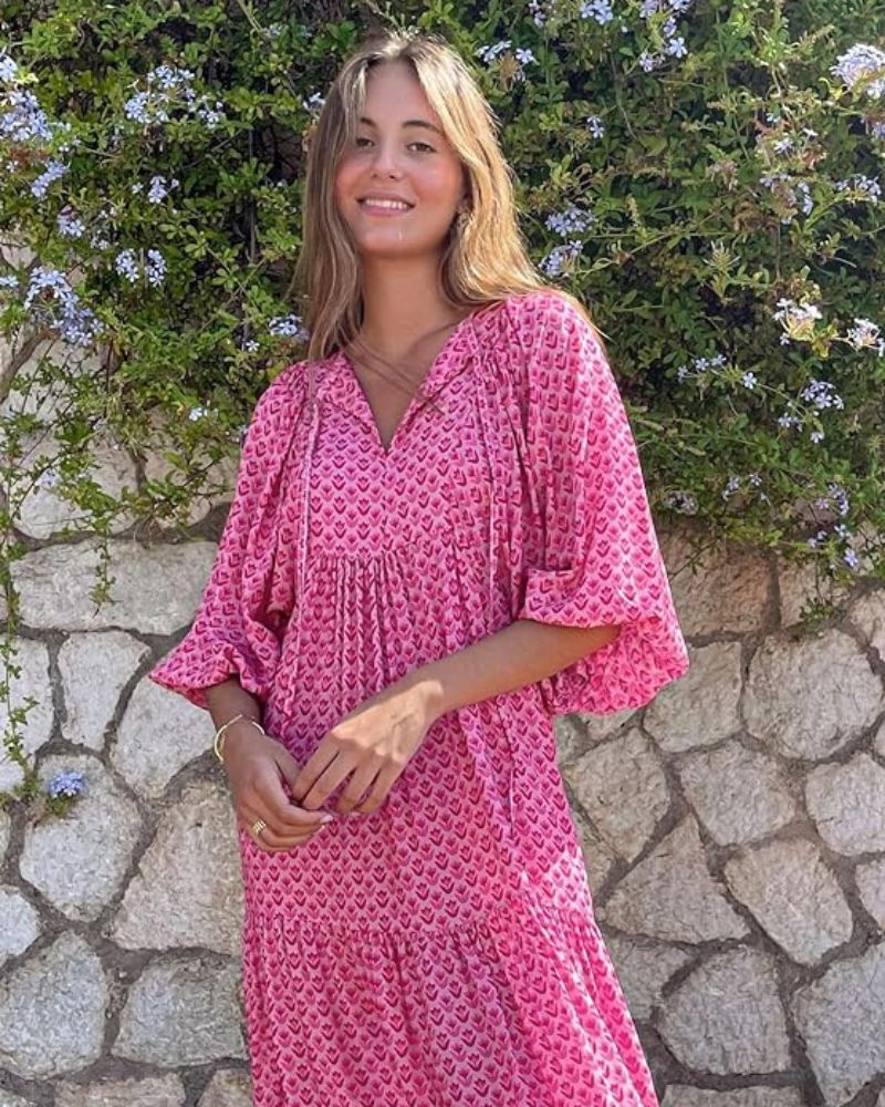 Sandy – Robe Longue Confort Élégant