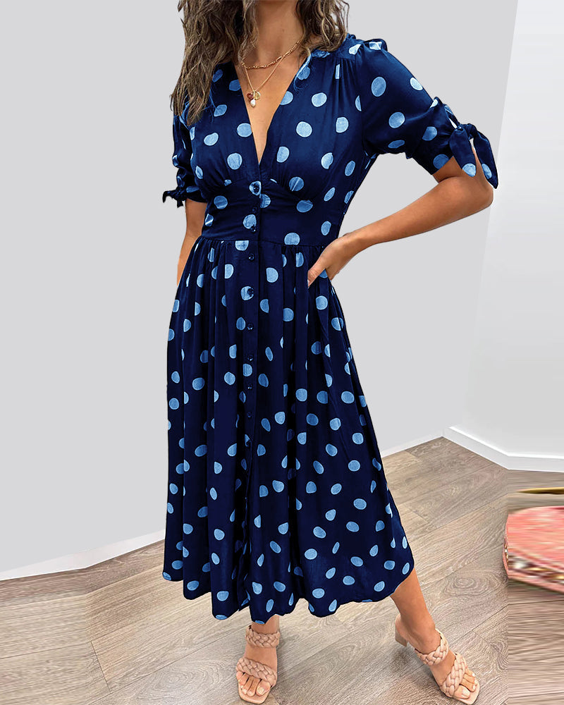 Mariz | Robe À Pois Élégante Et Féminine