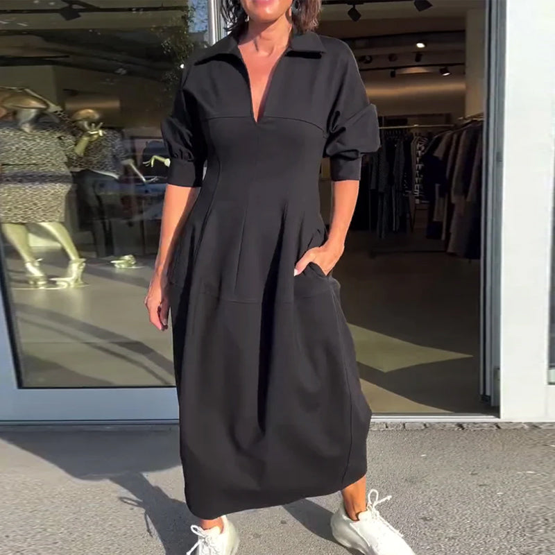 Cléora | Robe Longue Fluide Et Confortable