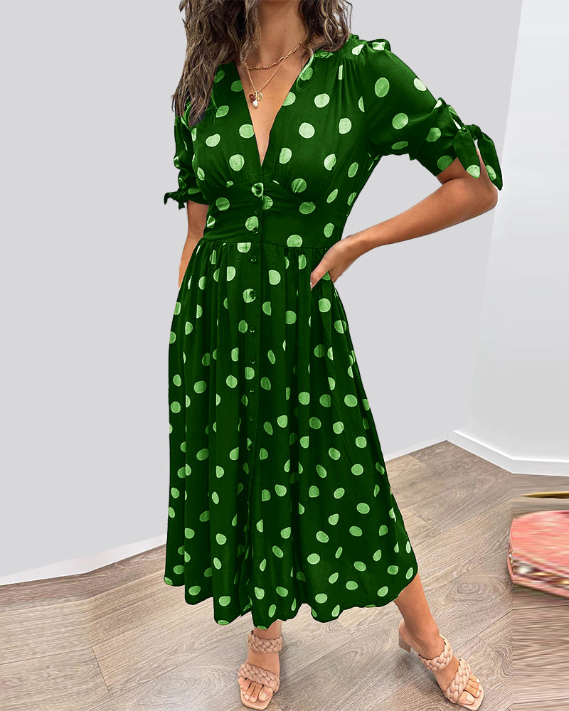 Mariz | Robe À Pois Élégante Et Féminine