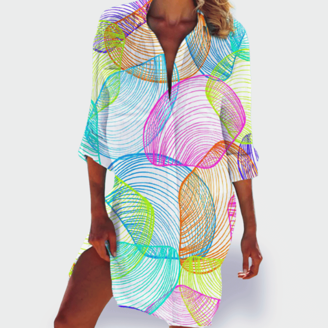 Léa | Robe D'Été Légère Et Colorée Pour Un Style Rayonnant