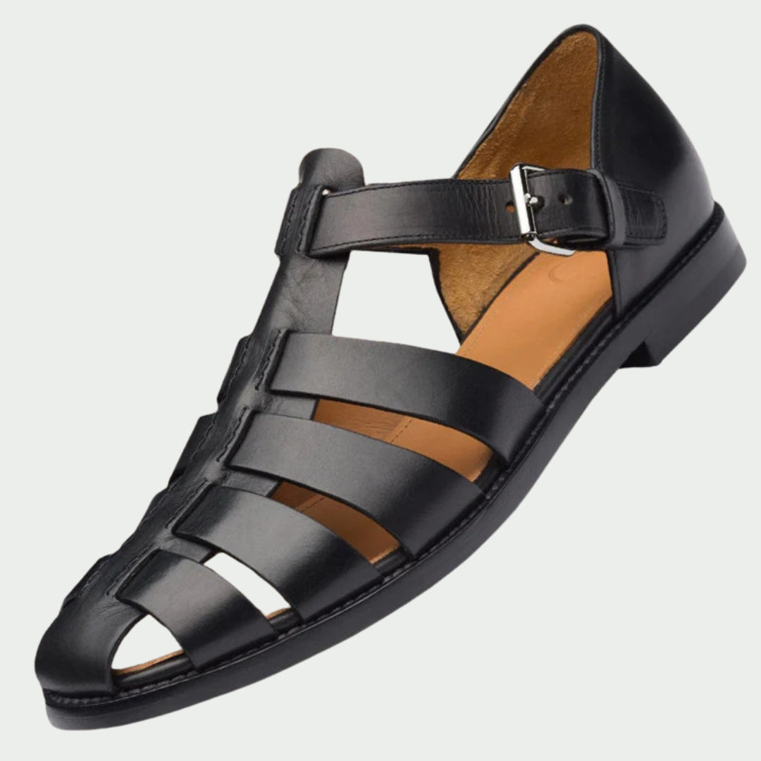 Jerone | Sandales Tressées En Cuir Pour Homme