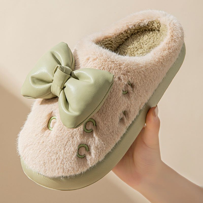 Chaussons Femme Nœud Plateforme - Piedis LTD Chaussons Femme Nœud Plateforme Bottines Piedis LTD Kaki / 36-37 Piedis LTD Bottines