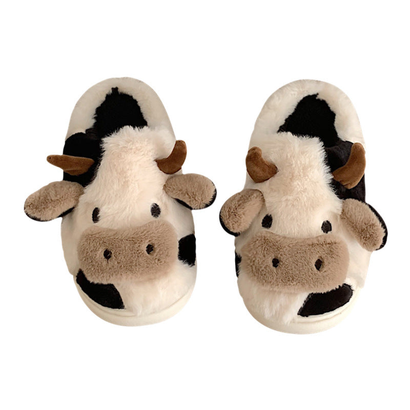 Chaussons Vache en Laine – Confort et Style - Piedis LTD Chaussons Vache en Laine – Confort et Style Bottines Piedis LTD Noir Blanc / 36-37 Piedis LTD Bottines