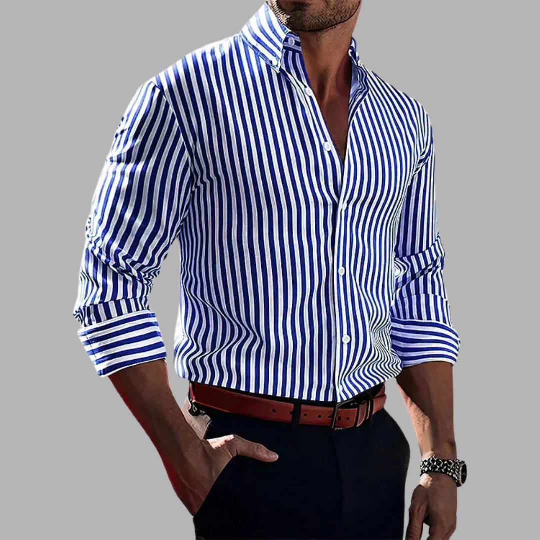 George | Chemise Rayée À Boutons Pour Élégance Et Confort