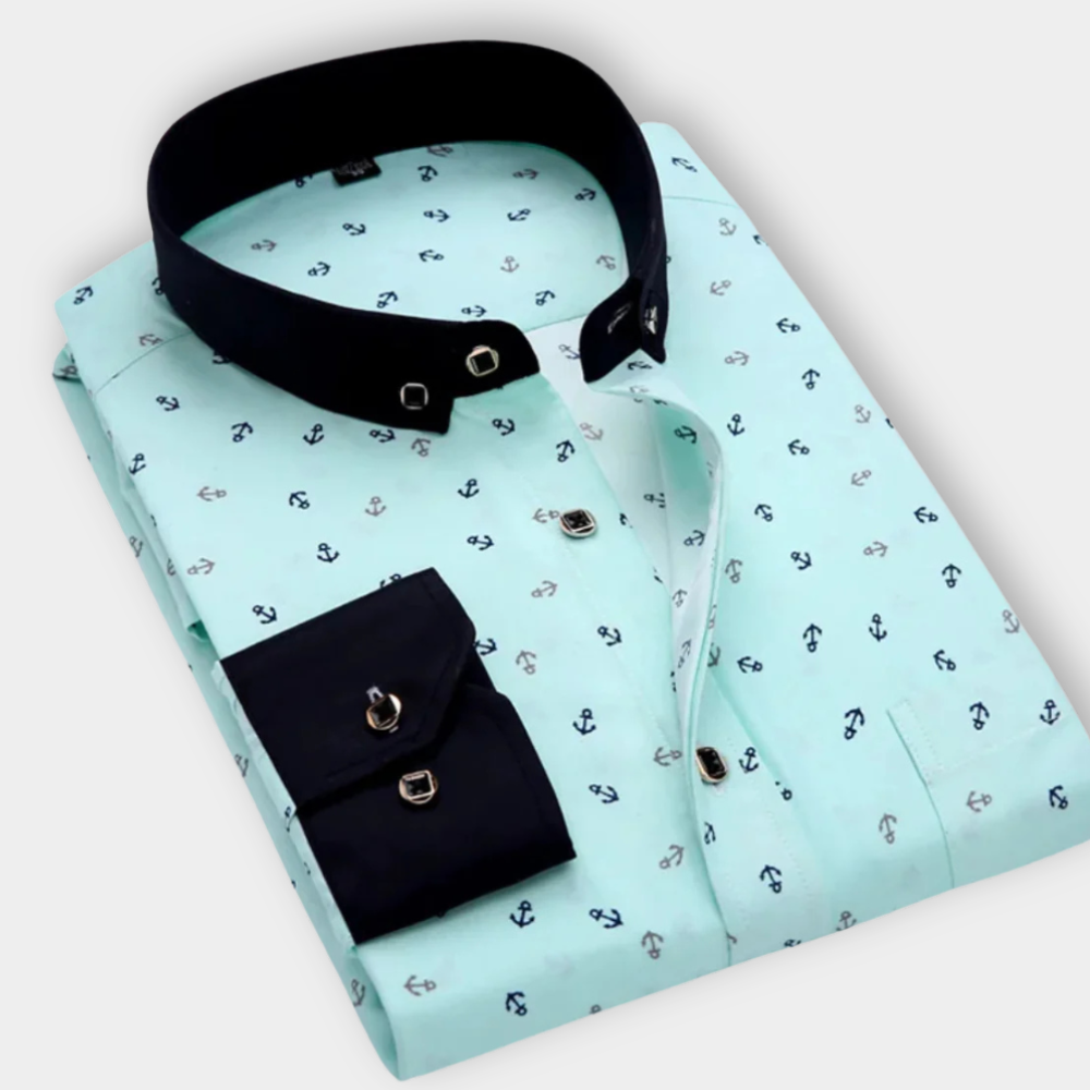 Émile | Chemise À Motif Nautique Élégant