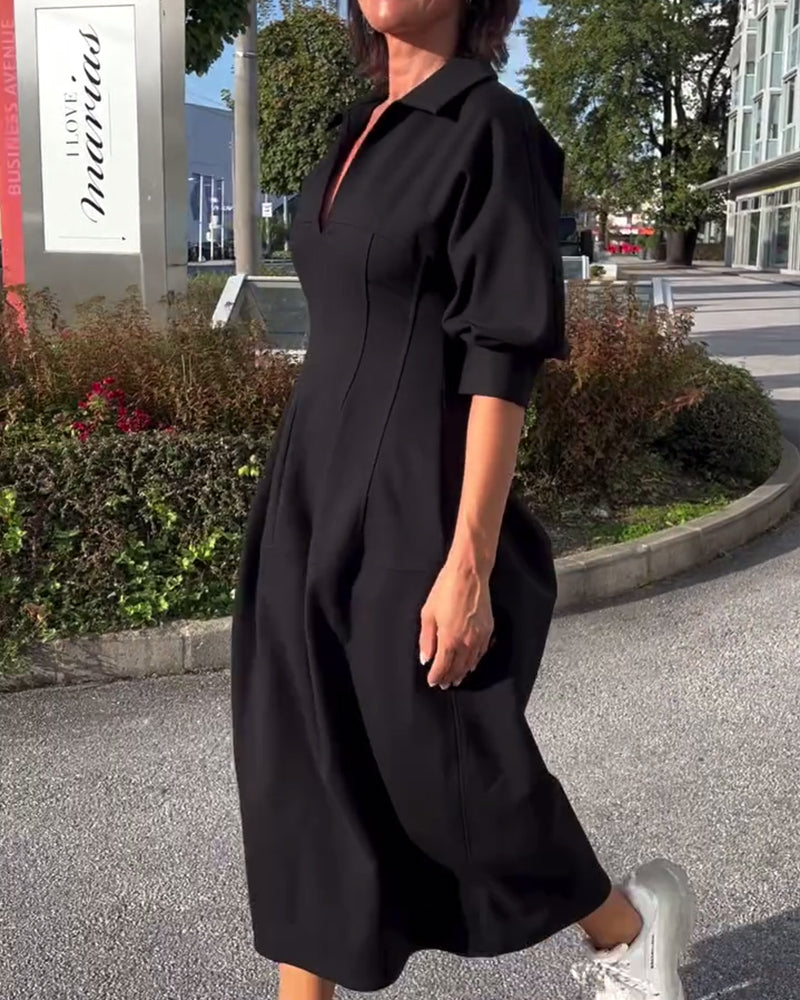 Cléora | Robe Longue Fluide Et Confortable