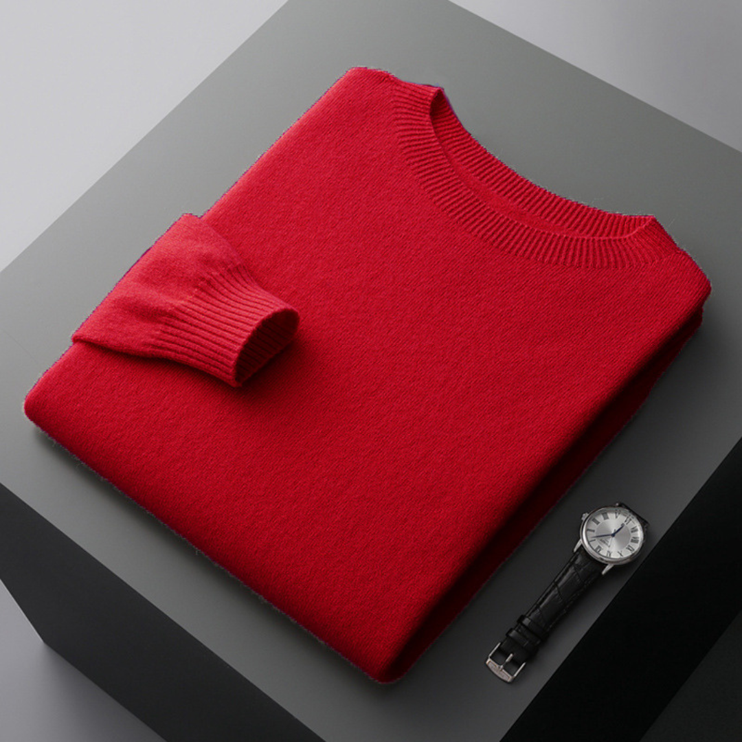 Tommy | Pull Col Rond En Cachemire Douceur