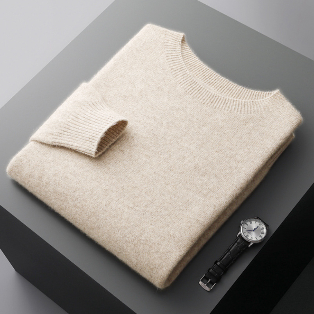 Tommy | Pull Col Rond En Cachemire Douceur