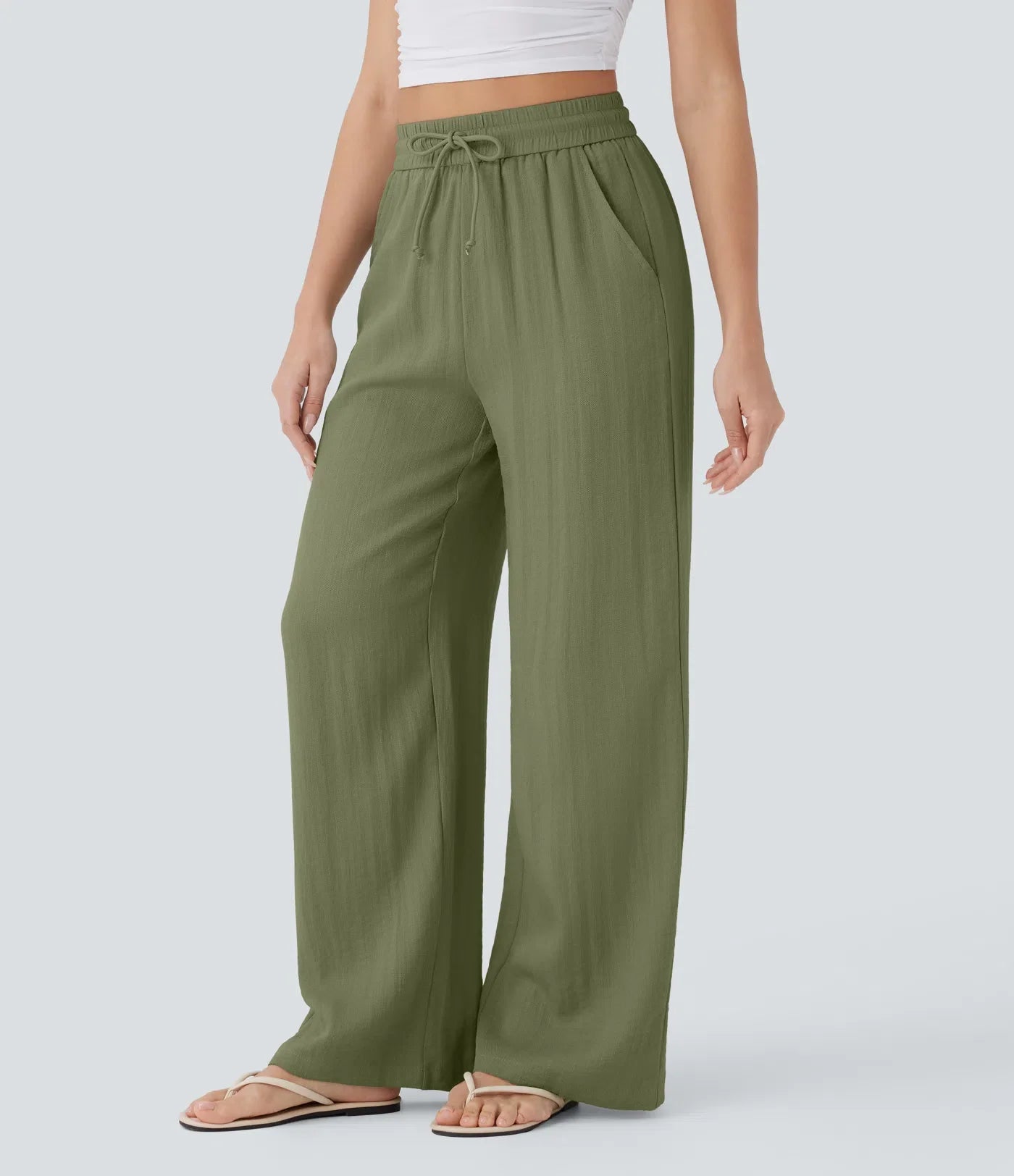 Lisa | Pantalon En Lin Léger Et Élégant