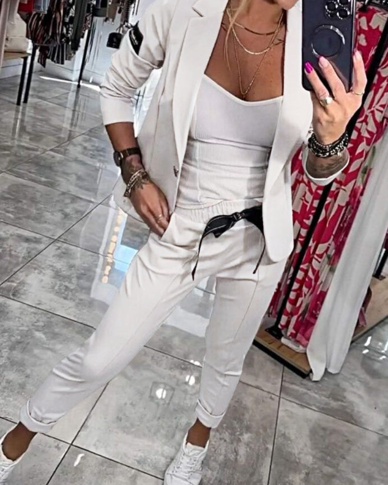 Malou | Ensemble Top, Veste Et Pantalon