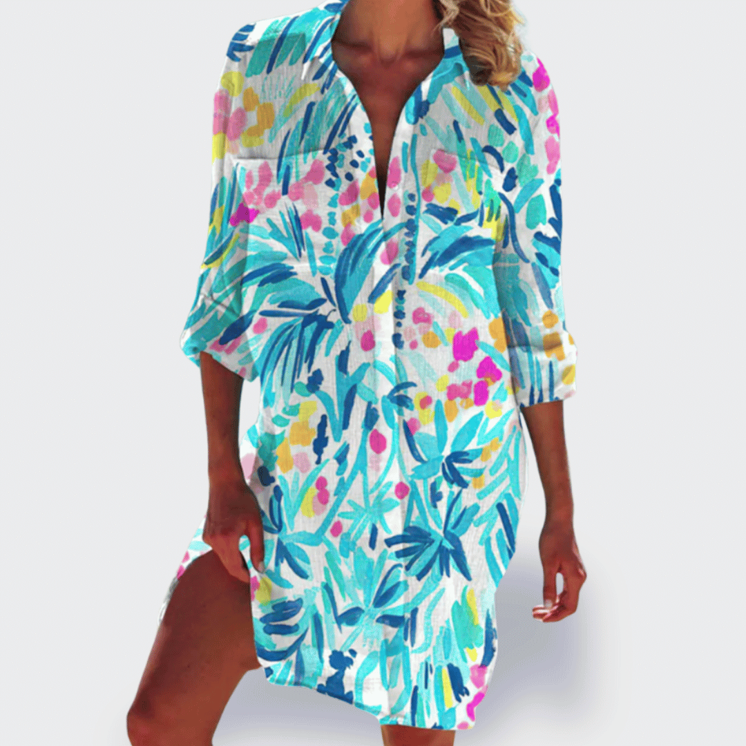 Léa | Robe D'Été Légère Et Colorée Pour Un Style Rayonnant