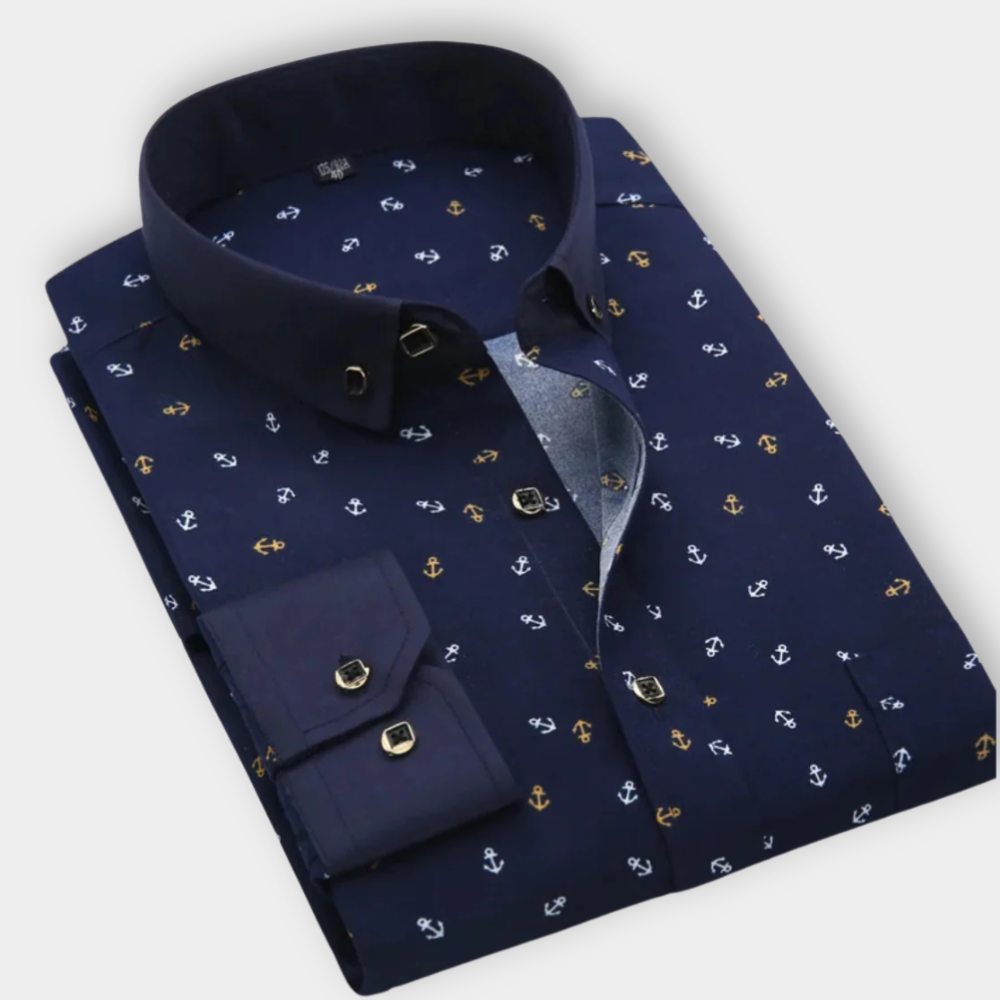 Émile | Chemise À Motif Nautique Élégant