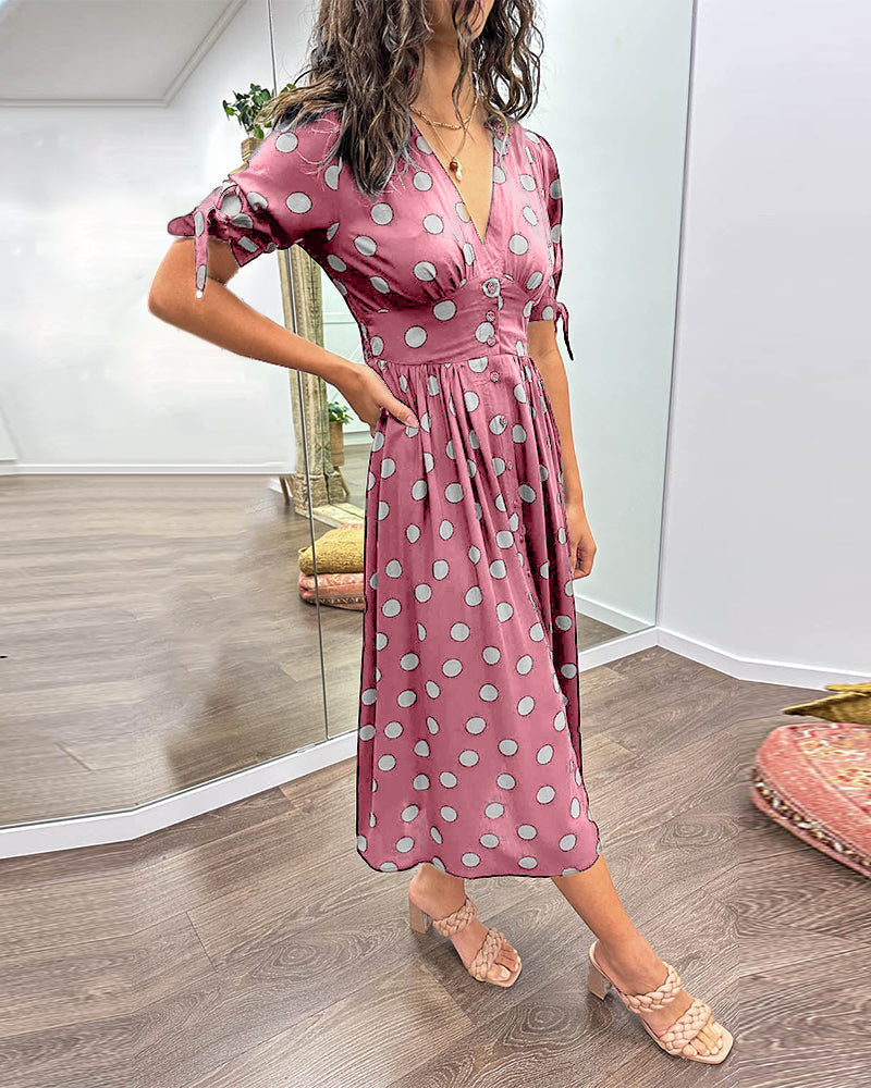Mariz | Robe À Pois Élégante Et Féminine