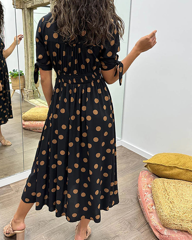 Mariz | Robe À Pois Élégante Et Féminine
