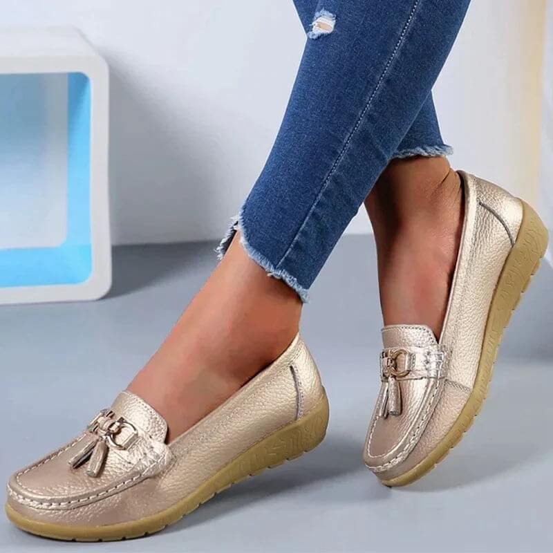 Aaliyah | Mocassins En Cuir Orthopédiques Pour Femme
