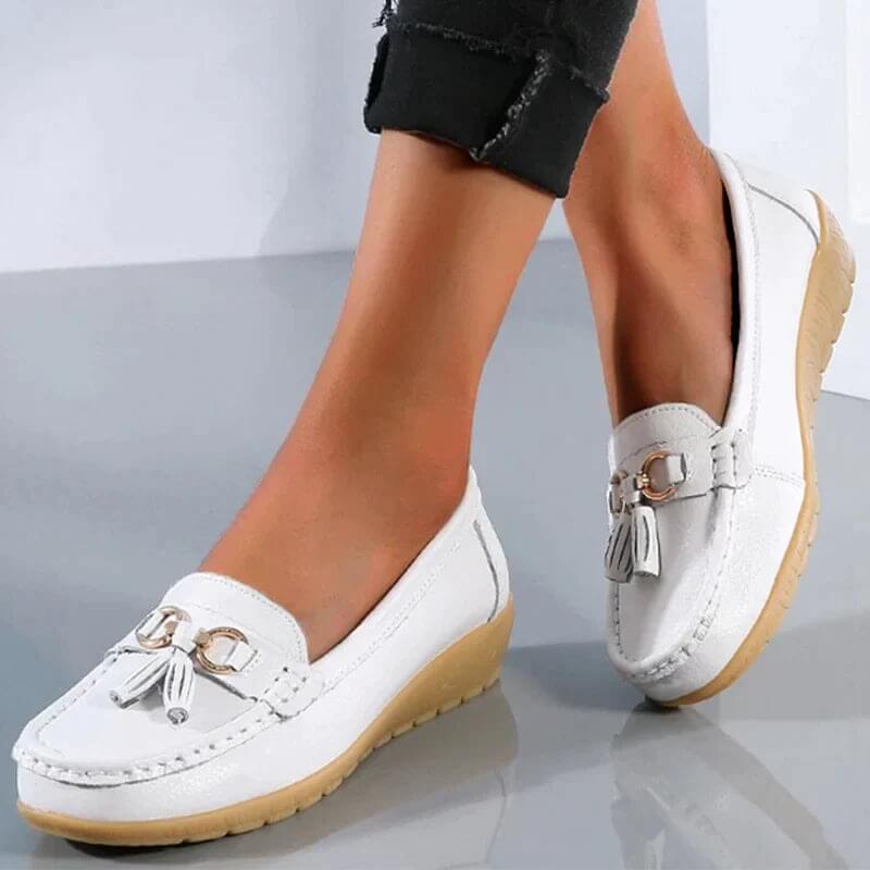 Aaliyah | Mocassins En Cuir Orthopédiques Pour Femme