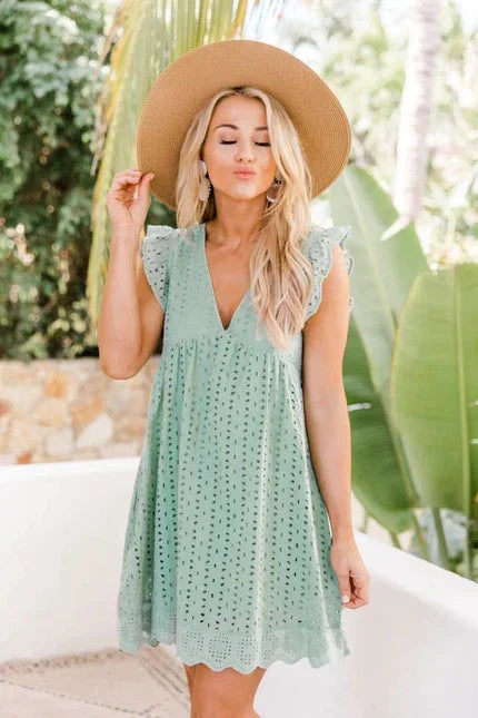 Francine | Robe En Dentelle Avec Poches