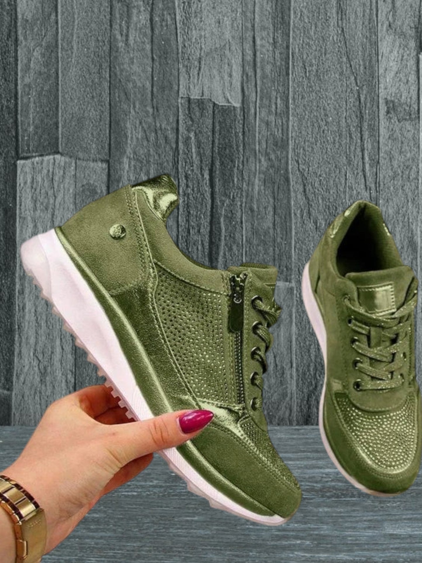 Lindy | Baskets Orthopédiques Zippées Pour Femme À Maintien Léger