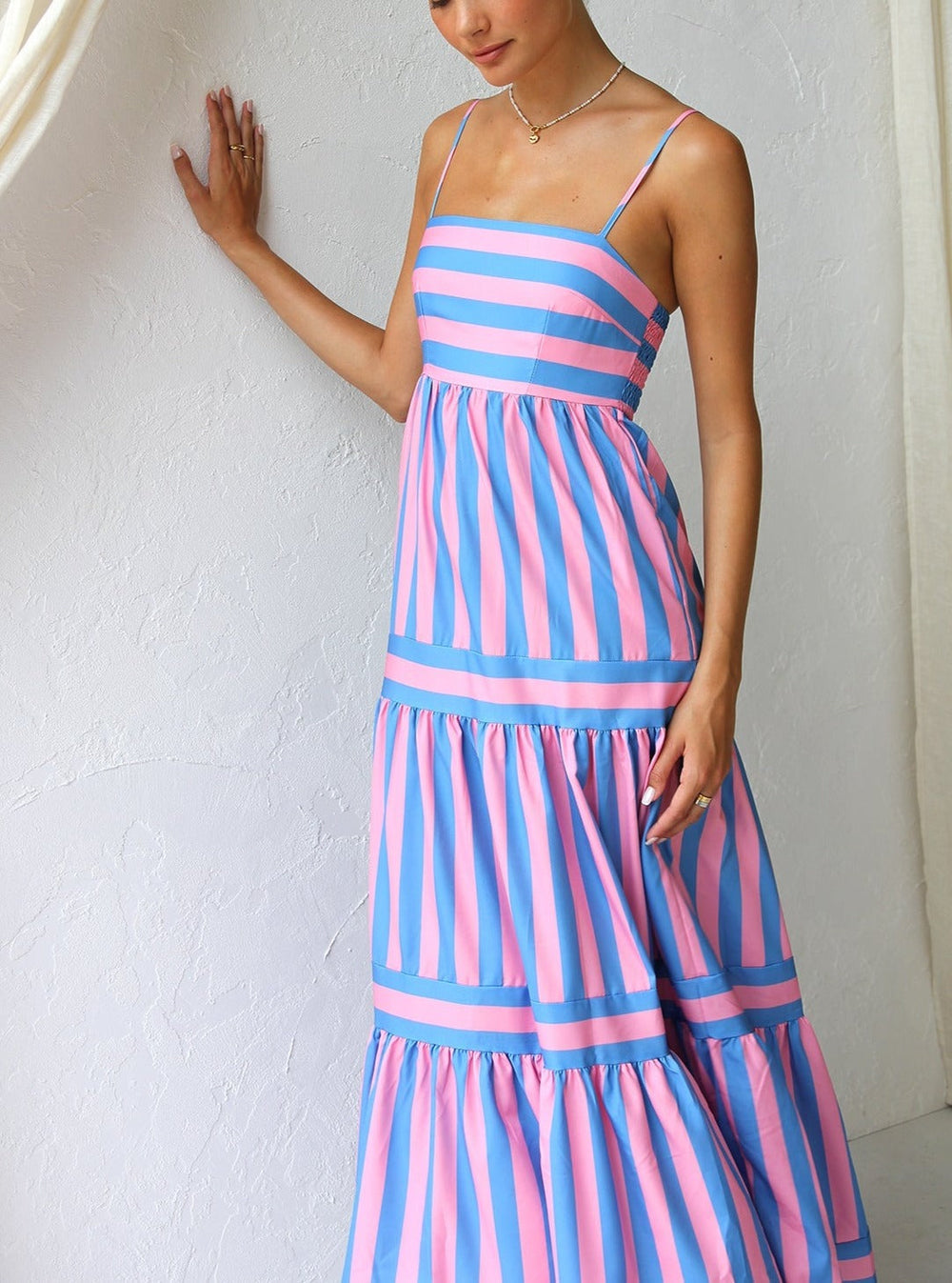 Solena | Robe Longue À Bretelles Fines